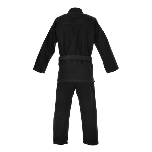 Pearl Weave Jacket & Pants Ripstop Fabric- BJJ Gi (Black)